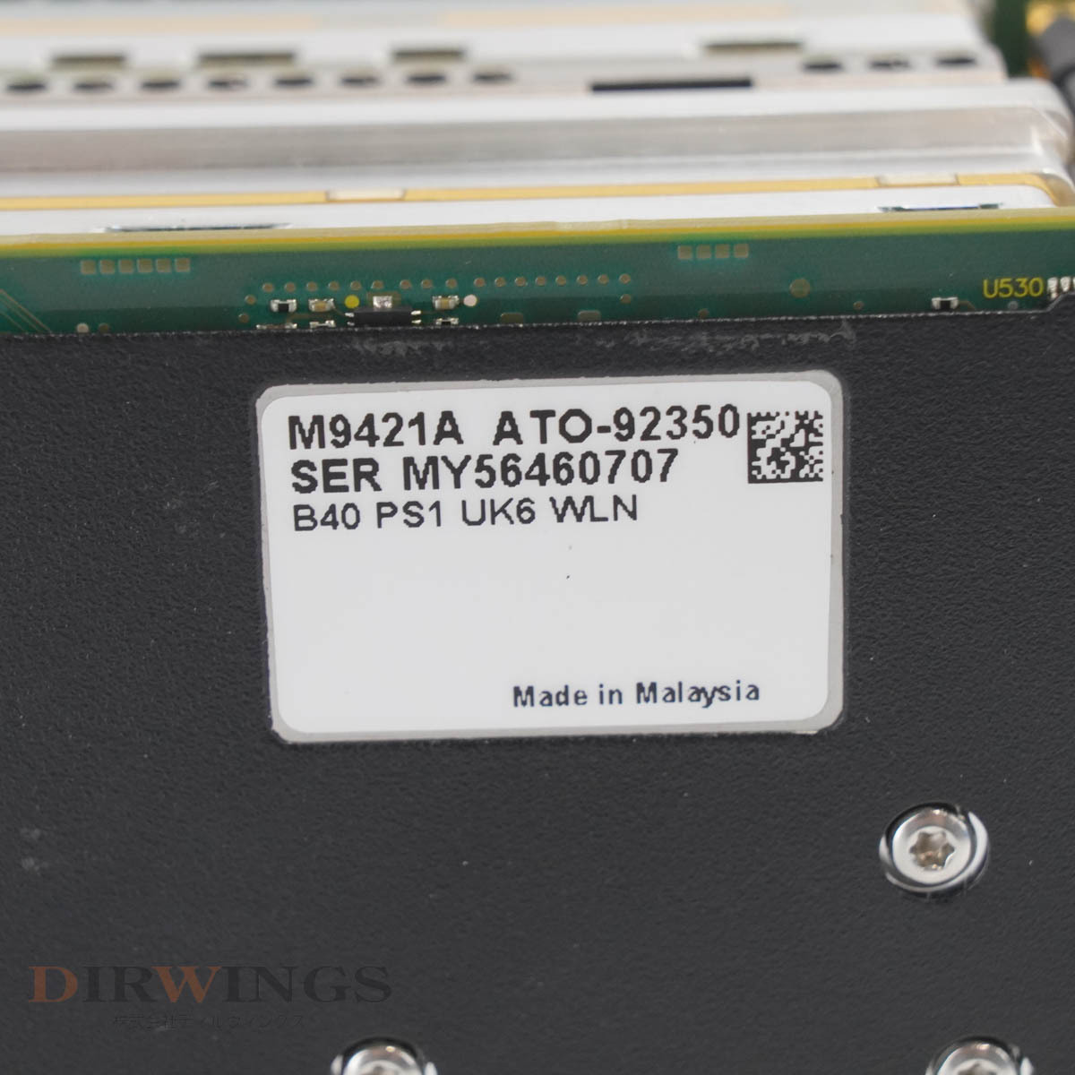 [DW] 8日保証 06/2022CAL M9421A ATO-92350 Keysight B40 PS1 UK6 WLN 60MHz-6GHz Agilent hp VXT Vector Transceiver PXIe...[05768-1197]の画像9