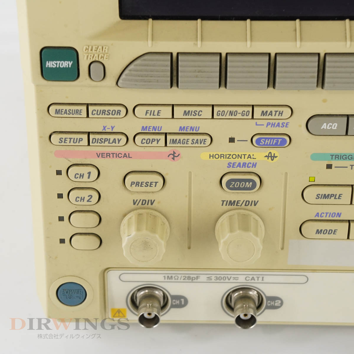 [JB] 保証なし DL1620 701605-AC-M-J1/C1 YOKOGAWA DIGITAL OSCILLOSCOPE 200MS/s 200MHz 横河 オシロスコープ[05790-0001]