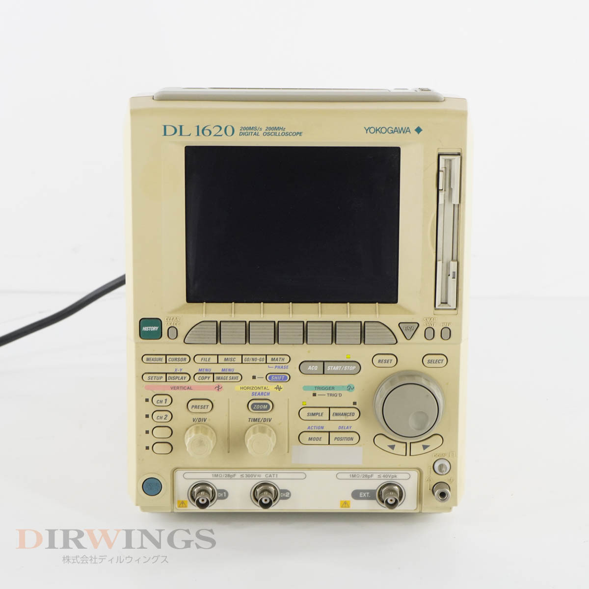 [JB] 保証なし DL1620 701605-AC-M-J1/C1 YOKOGAWA DIGITAL OSCILLOSCOPE 200MS/s 200MHz 横河 オシロスコープ[05790-0001]