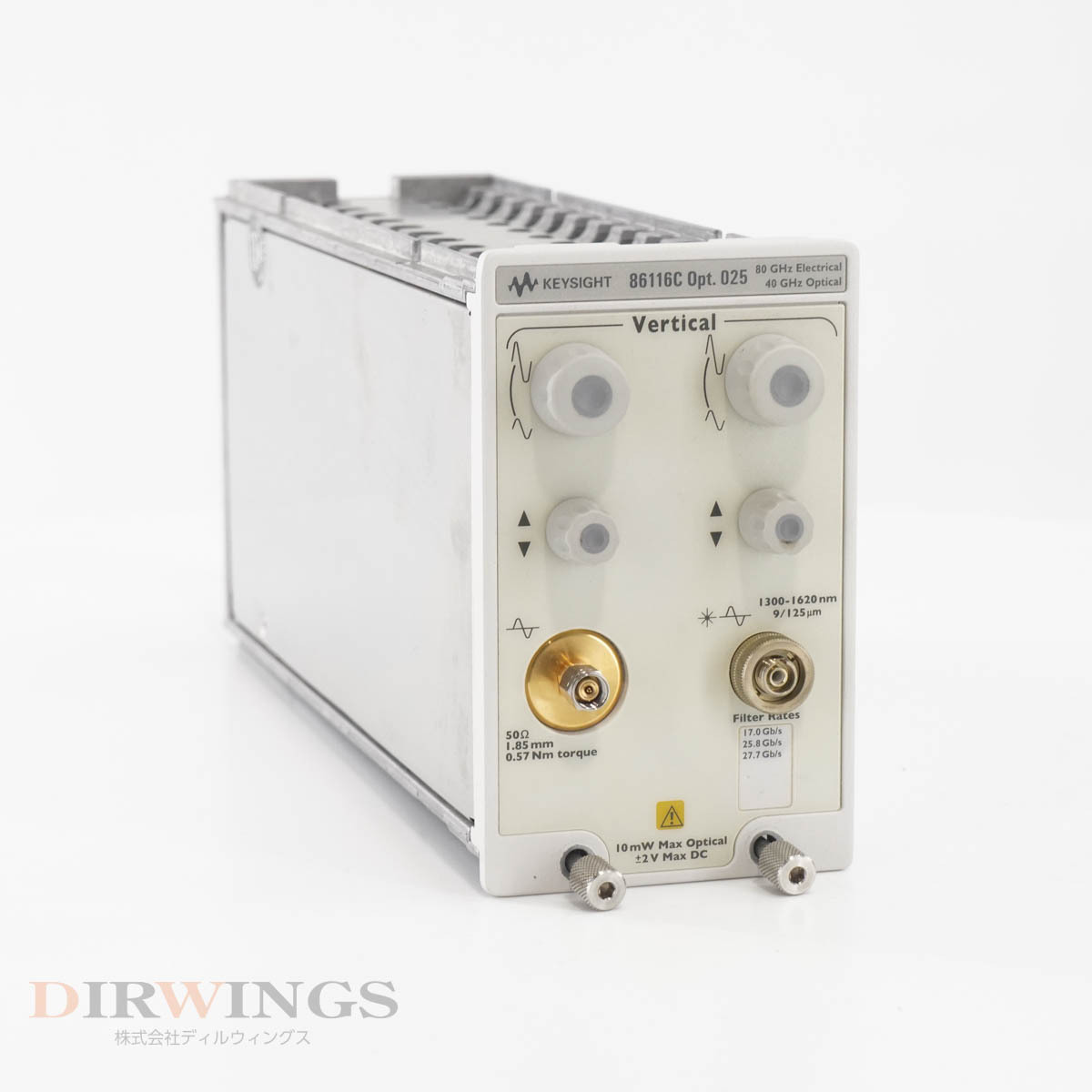 [DW] 8日保証 86116C ATO-70590 Keysight OPT 025 UK6 hp Keysight 80GHz Electrical 40GHz Optical Oscilloscope OE Modul...[05791-0534]の画像1