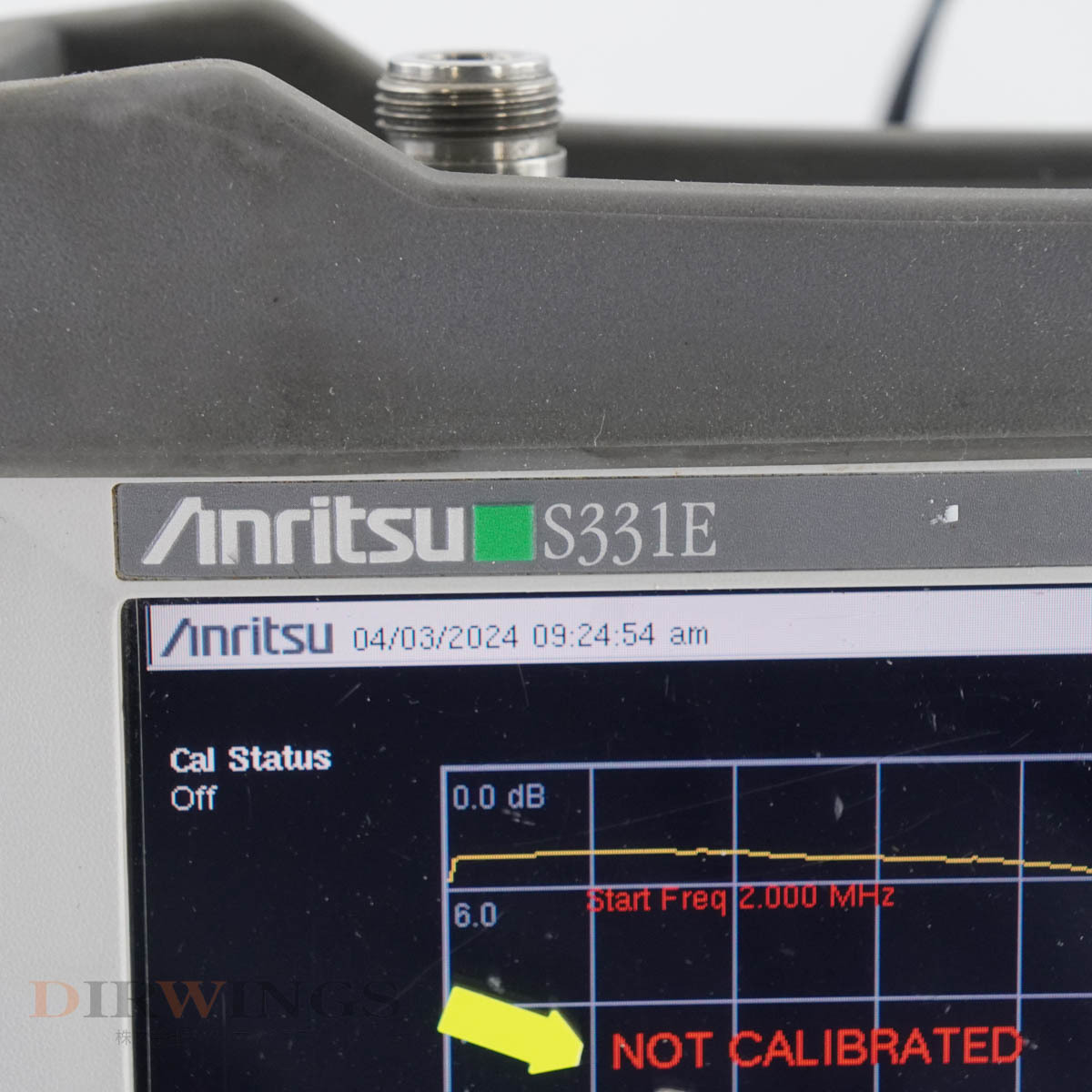 [DW]8日保証 2024年12月次期校正 S331E Site Master サイトマスター Anritsu Cable and Antenna Analyzer OSLN50-1 アンリツ..[05885-0007]の画像4