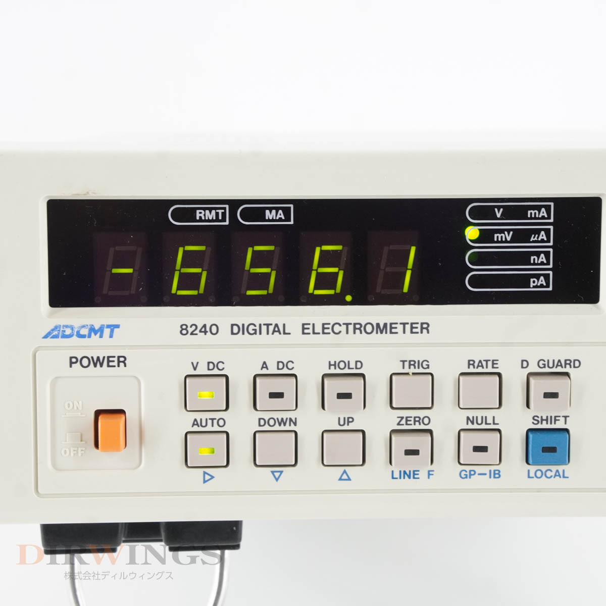 [DW] 8日保証 4台入荷 8240 ADCMT DIGITAL ELECTROMETER エーディーシー デジタルエレクトロメーター[05791-0089]の画像4