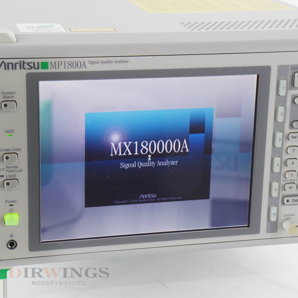 [DW] 8日保証 MP1800A Anritsu Signal Quality Analyzer OPT 001 002 007 014 032 MU181000A MU183021A アンリツ シグナル...[05791-0137]の画像5