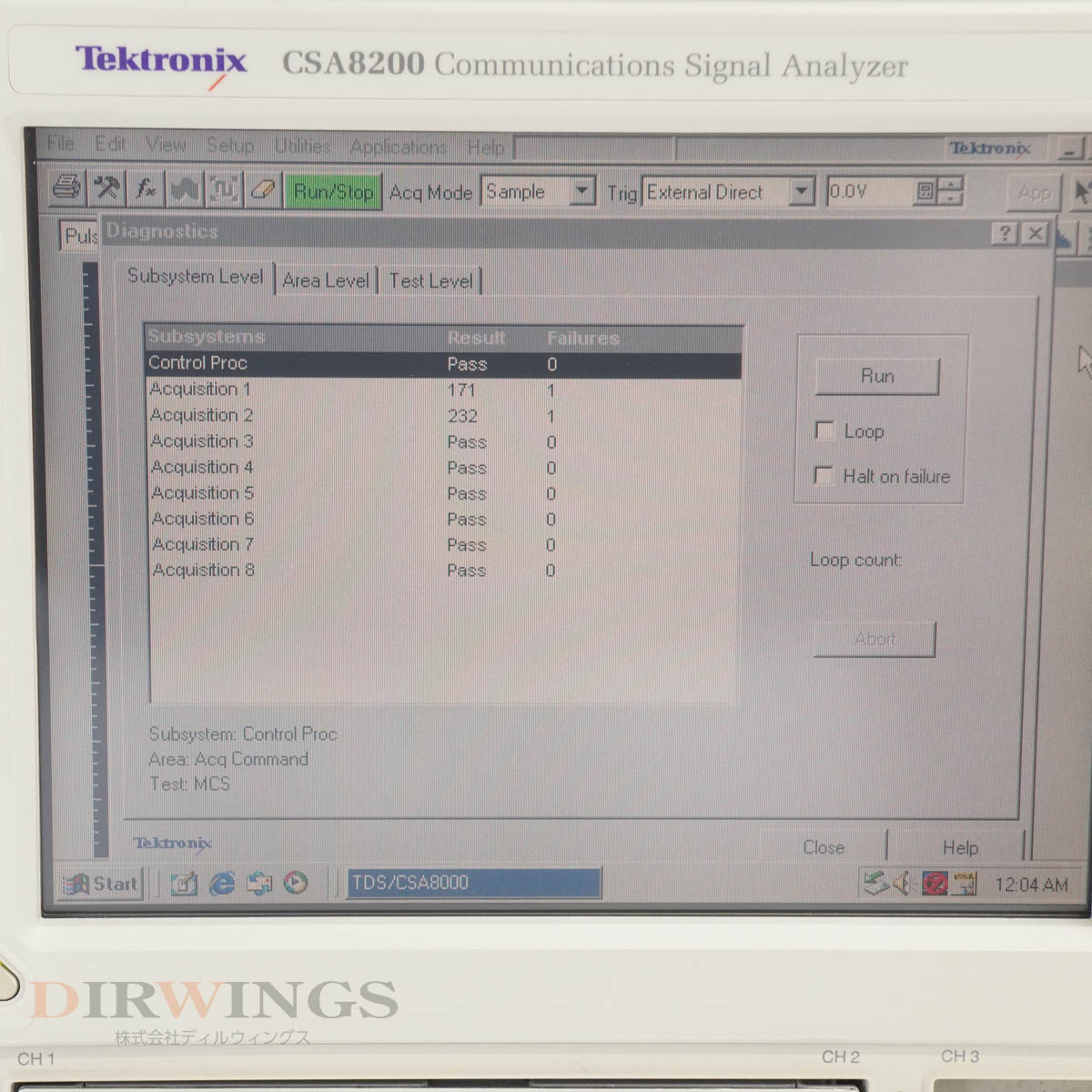[DW] 8日保証 CSA8200 Tektronix Communications Signal Analyzer 80C06 テクトロニクス コミュニケーションシグナルアナラ...[05791-0478]の画像5