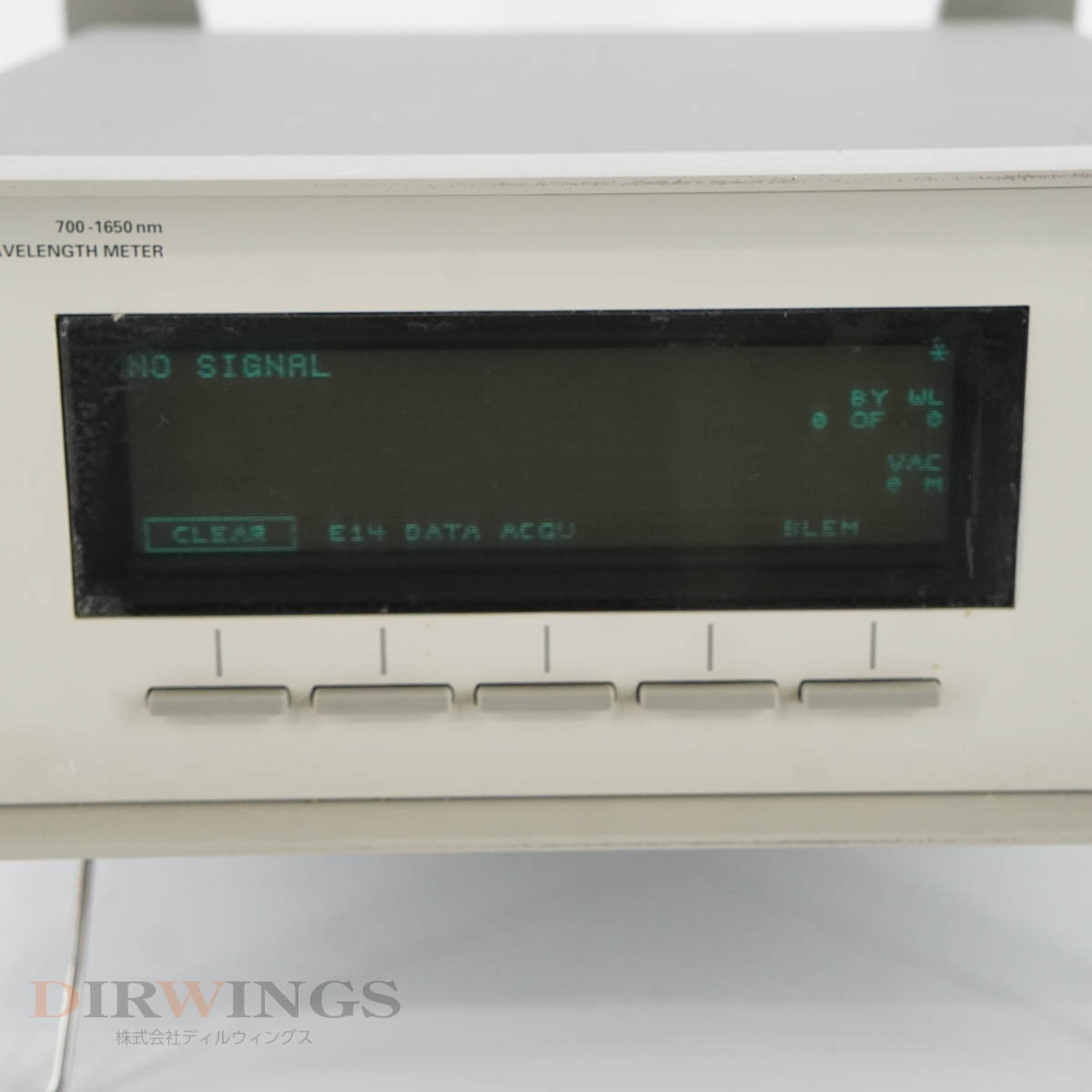 [JB] 保証なし 86120B ATO-26081 Agilent OPT 021 UK6 700-1650nm アジレント hp Keysight MULTI-WAVELENGTH METER マルチ...[05791-0546]_画像5