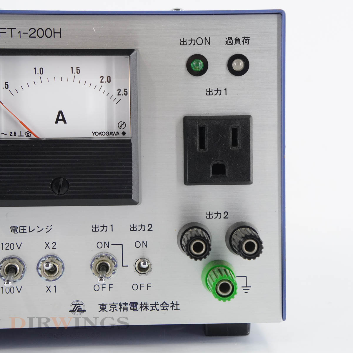 [JB] 保証なし CVFT1-200H TOKYO SEIDEN 東京精電 VVVF POWER SUPPLY 定周波定電圧電源[05711-0003]_画像7