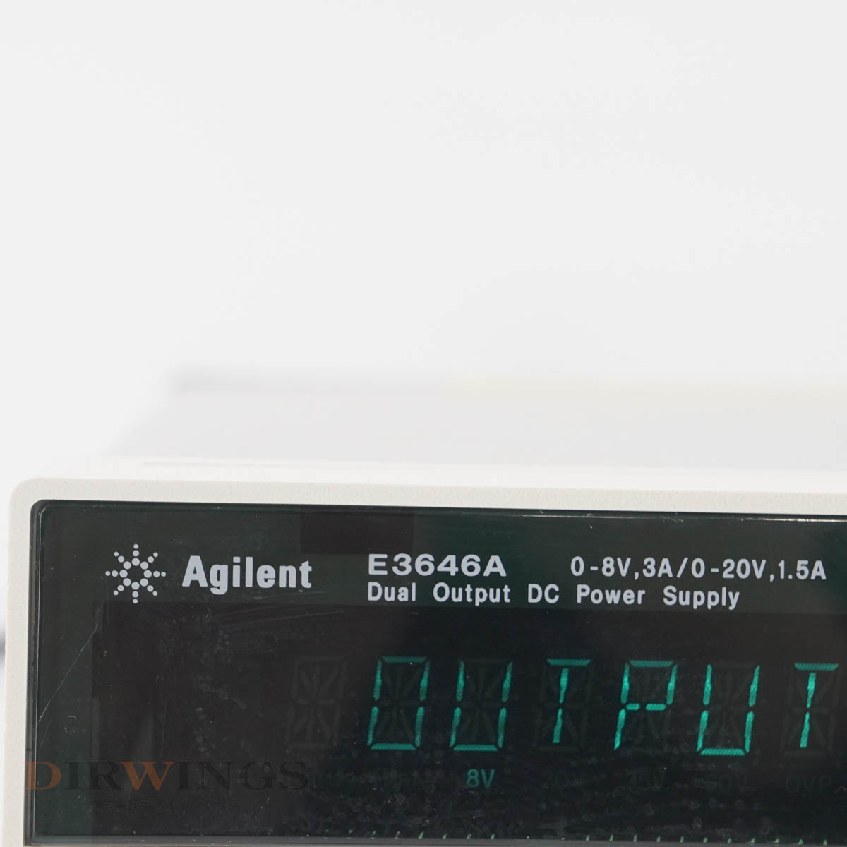 [DW]8日保証 E3646A Agilent OPT 0E9 0-8V 3A/0-20V 1.5A アジレント hp Keysight キーサイト Dual Output DC Power Supply...[05791-0891]_画像4