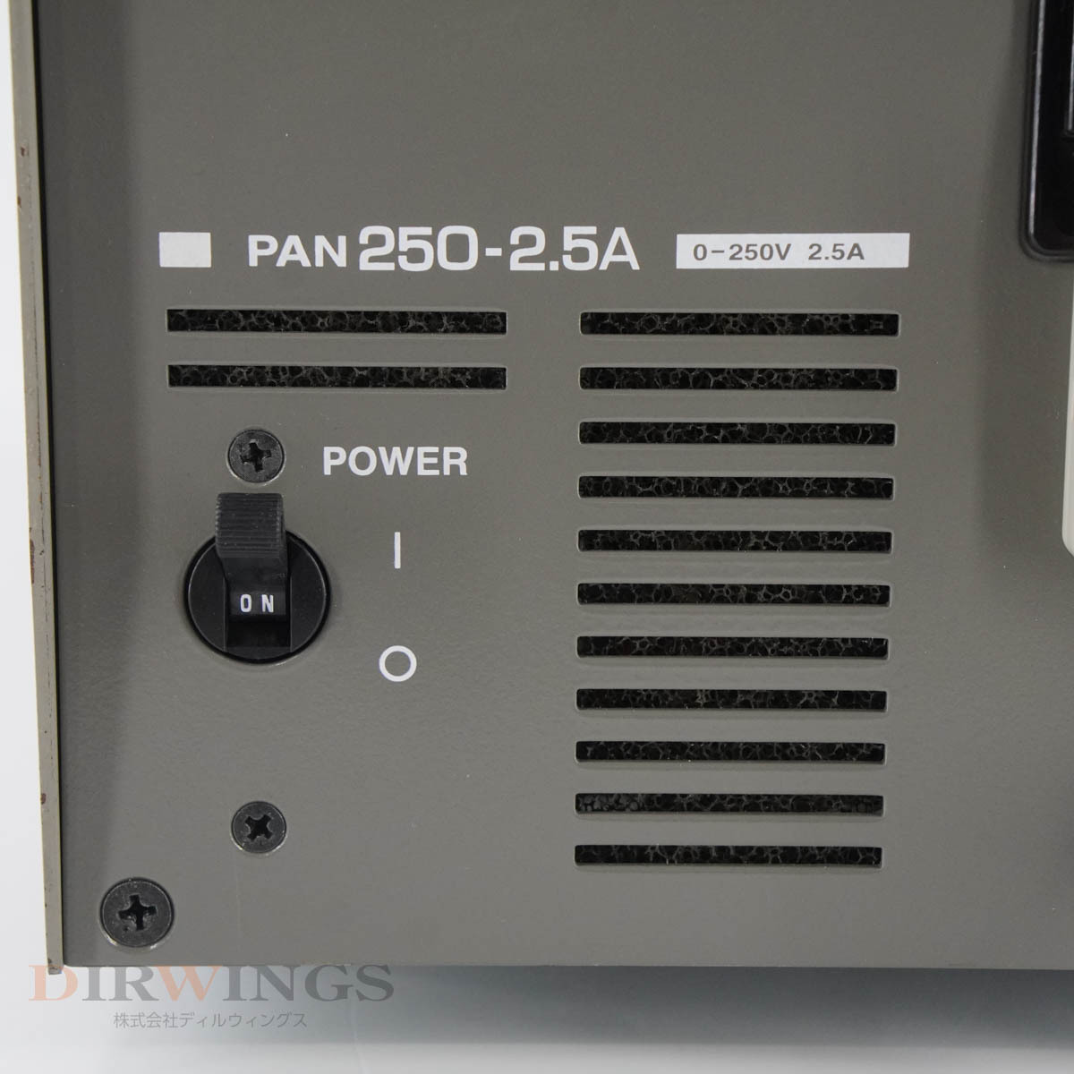 [DW] 8日保証 PAN250-2.5A PAN-A Series KIKUSUI 0-250V 2.5A 菊水 REGULATED DC POWER SUPPLY 直流安定化電源 DC電源 直流...[05768-1096]_画像5