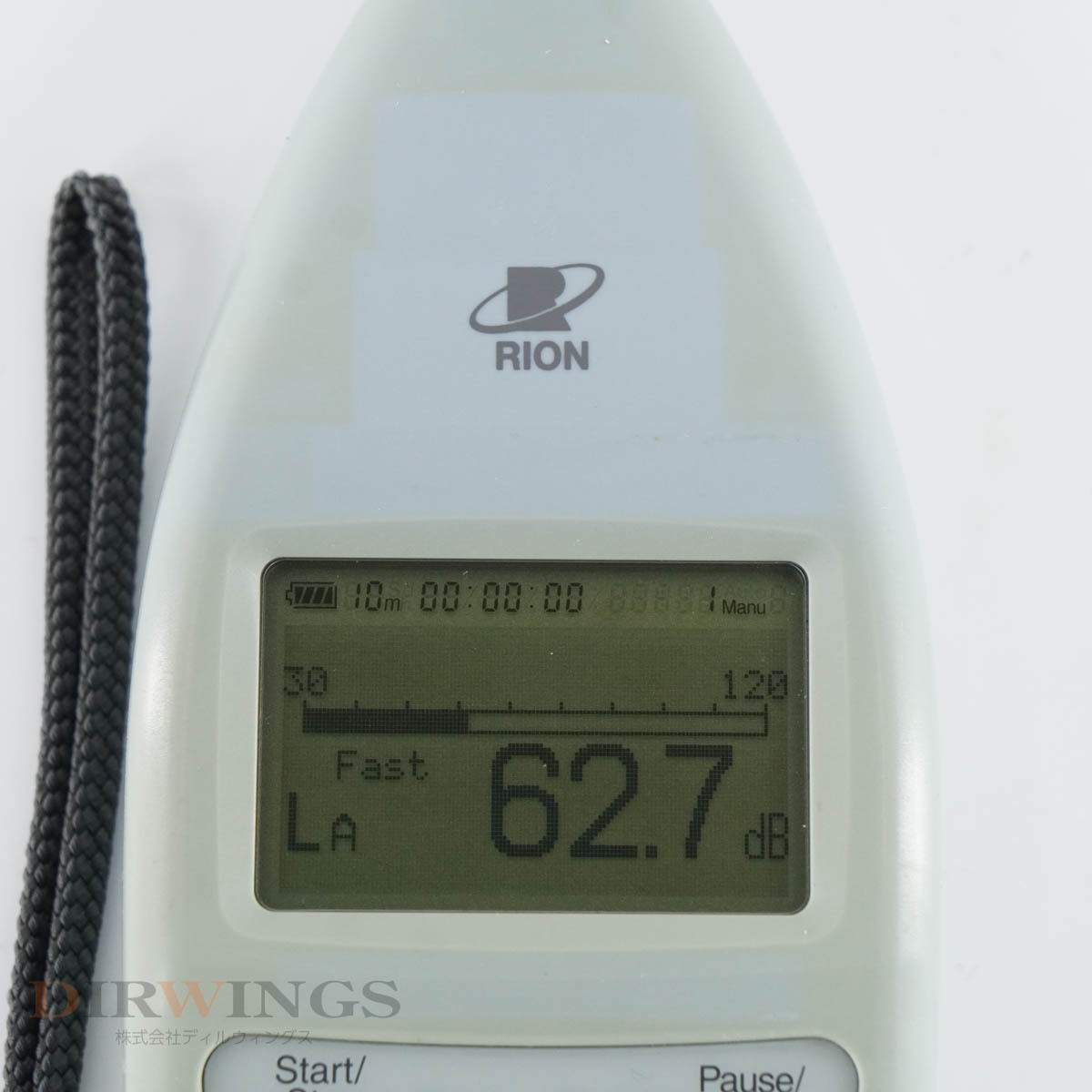 [DW] 8日保証 NL-22 RION UC-52 NH-21 MC-12CF1 NX-22J リオン SOUND LEVEL METER 普通騒音計 サウンドレベルメーター ACア...[05890-0188]_画像4