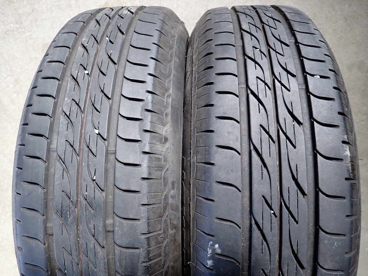 YS7862【送料無料175/65R15】アクア スイフト フィット キューブなどに 中古夏タイヤセット ■15×5.5J 100/4H ET45■の画像3