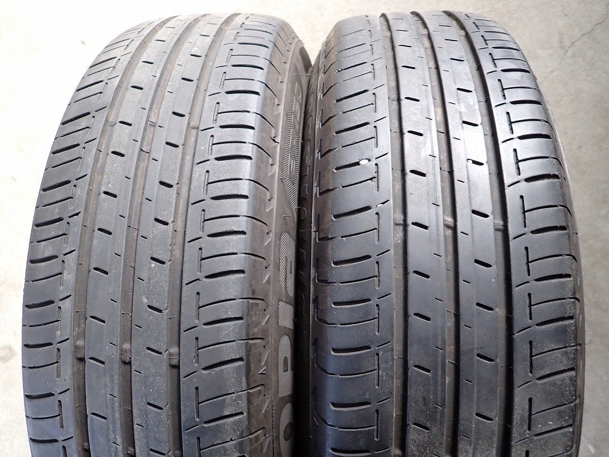 YS7774【送料無料175/70R14】ヤリス ヴィッツ アクア フィットなどに 2021年製 中古夏タイヤセット ★14×5.5J 100/4H ET38★