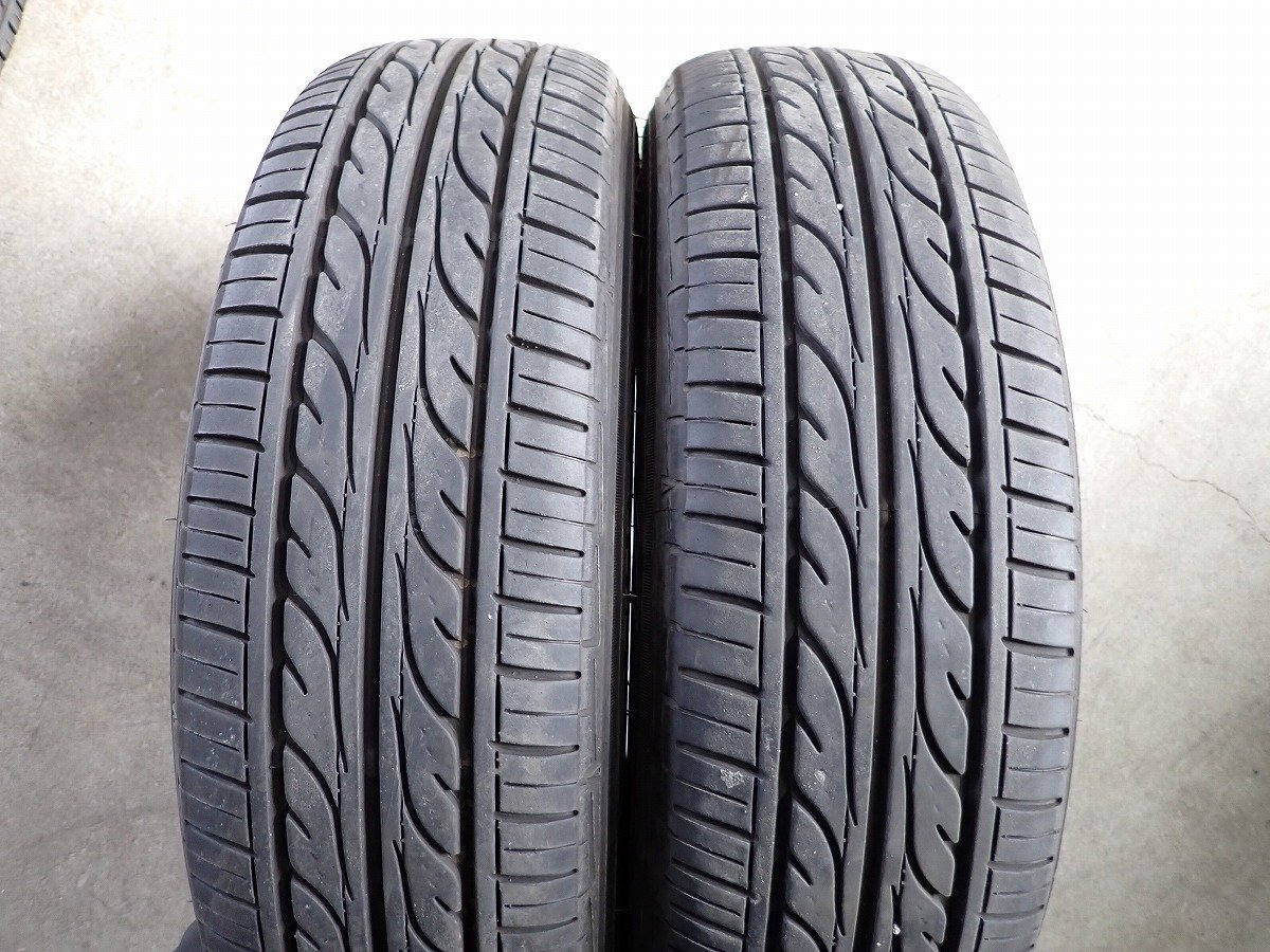 YS7824【送料無料155/65R14】ミツビシ純正 ekスペースカスタム純正 ekワゴンなどにも 中古夏タイヤ ★14×4.5J 100/4H ET46★の画像3