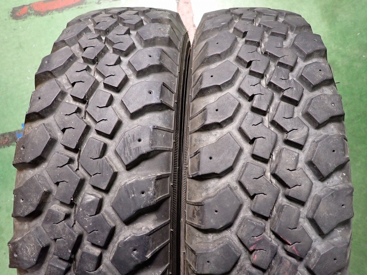 GM2948【送料無料195R14 8PR 106/104LT】4本 BUCKSHOT MAXXIS MUDDER 中古夏タイヤ ラジアルタイヤ 小型トラックなどへ_画像3