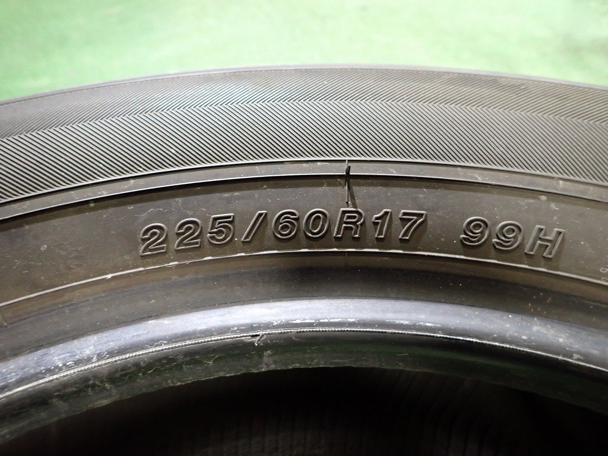 RK3416【送料無料225/60R17】2本 ヨコハマ ブルーアースE51 2021年製 中古夏タイヤ アルファード ヴェルファイア《即決あり》_画像6