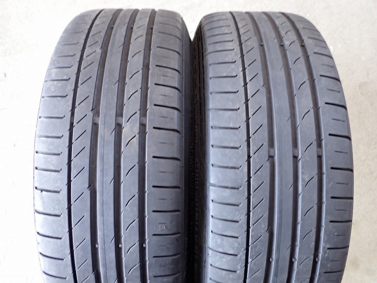 YS7974【送料無料195/45R17】WORK 戦 XS2 スイフト 2021年製 コンチネンタル 中古夏タイヤセット ■17×7J 100/4H ET45■の画像5