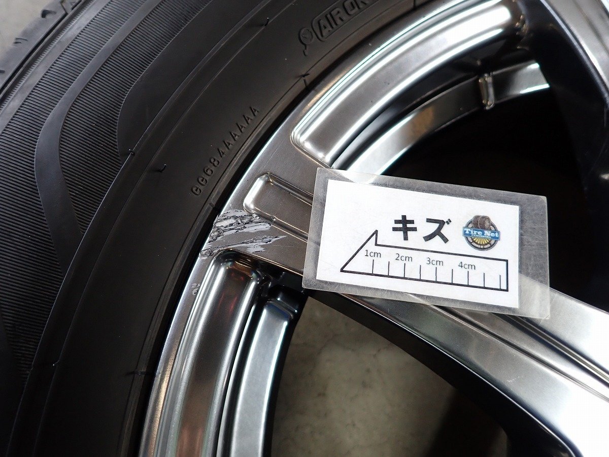 YS7982【送料無料195/65R15】セレナ オーリス ルミオン 2021年製 グッドイヤー 中古夏タイヤセット■15×約6J 114.3/5H ET40■_画像8