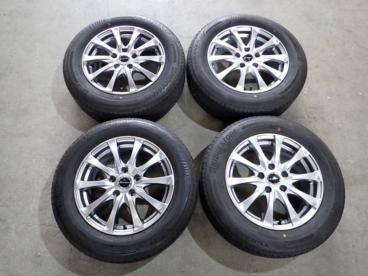 YS8184[ free shipping 205/65R16] Alphard Vellfire etc. .2021 year made BS used summer tire set *16×6.5J 114.3/5H ET38*