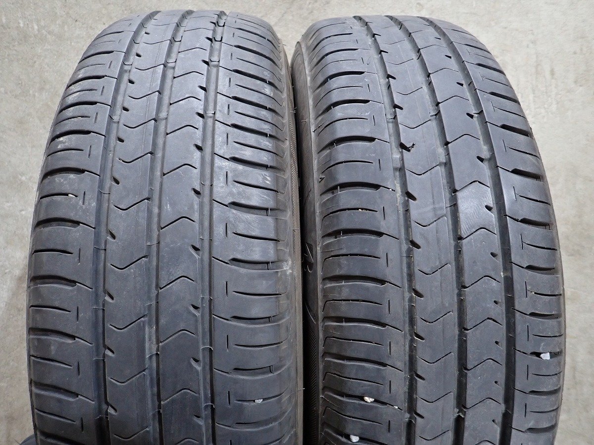 YS8190【送料無料175/65R15】アクア スペイド フィット キューブ スイフトなどへ 中古夏タイヤセット ★15×5.5J 100/4H ET42★_画像3