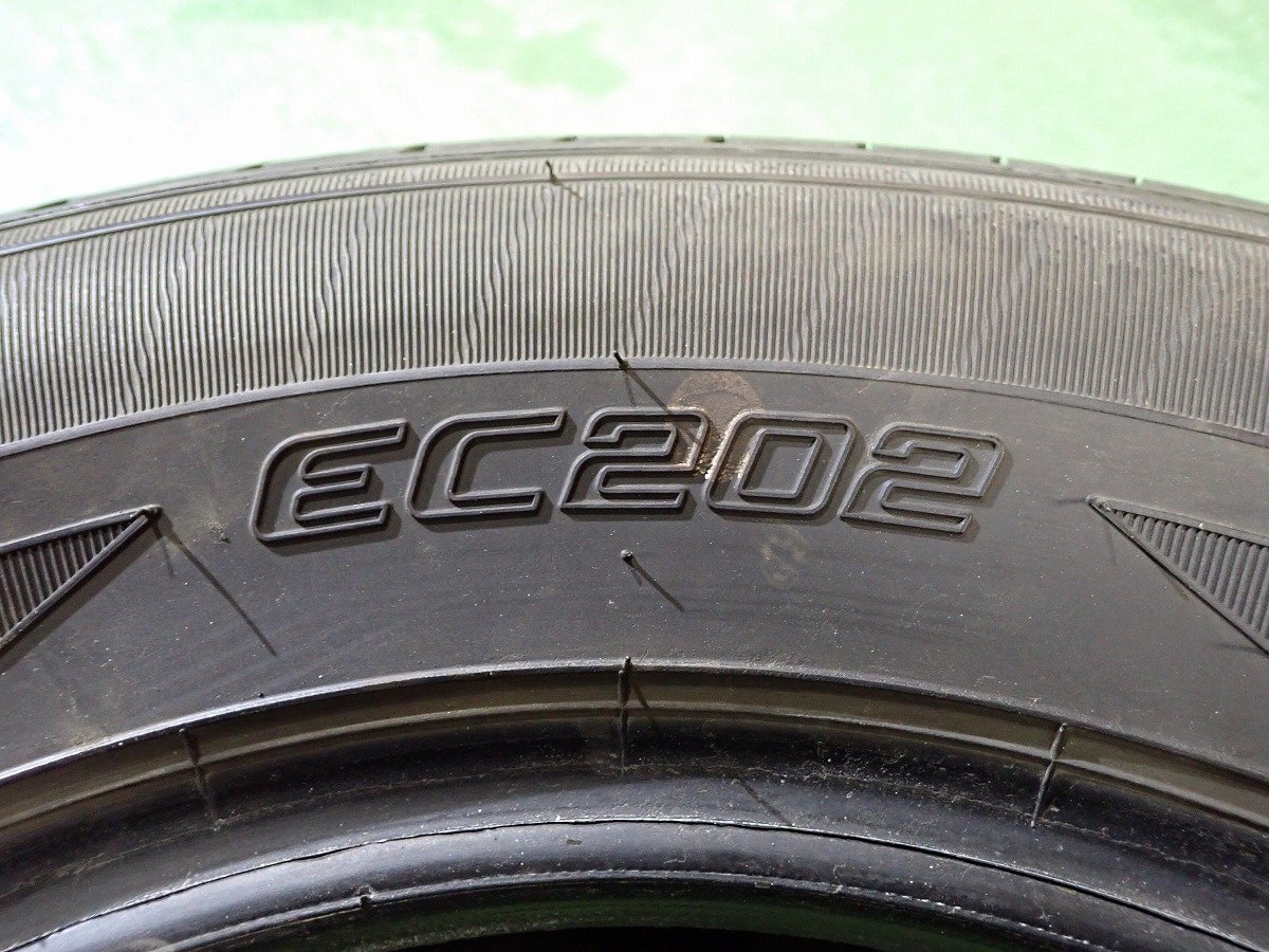 RK3555【送料無料185/70R14】2本 2022年製 ダンロップ エナセーブ EC202 中古夏タイヤ ノート ティーダ フリードなどに ≪即決≫_画像5