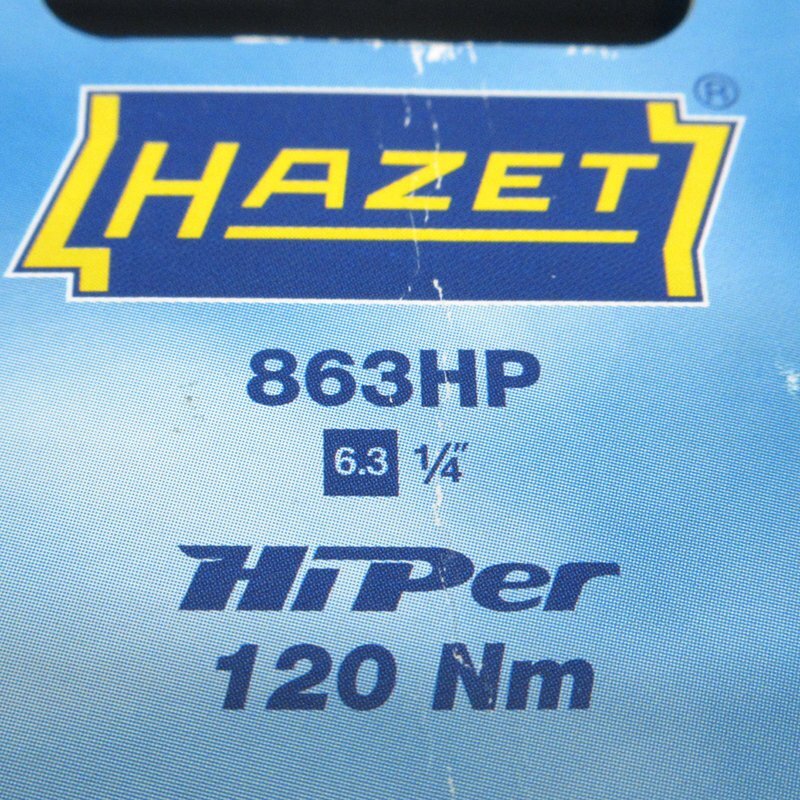 【未使用】HAZET(ハゼット) 1/4(6.3sq) ファインピッチラチェット 863HP【/D20179900033984D/】_画像4