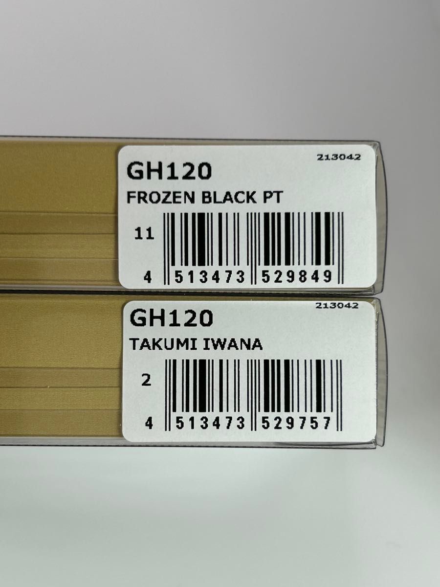 メガバス 新商品 グレートハンティング GH120 未開封 TSUNAMI IWANA & FROZEN BLACK PT