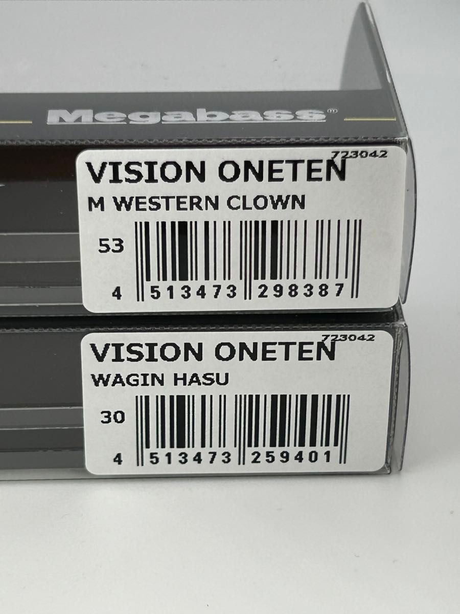 メガバス ビジョン ワンテン 2個セット 未開封品 WAGIN HASU & M WESTERN CLOWN VISION 110 ONETENの画像7