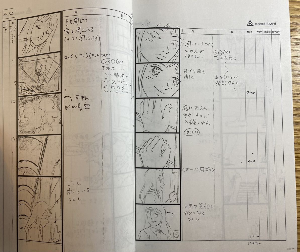 【非売品】アニメ「花より男子」 絵コンテ 8,9話2冊セット_画像5