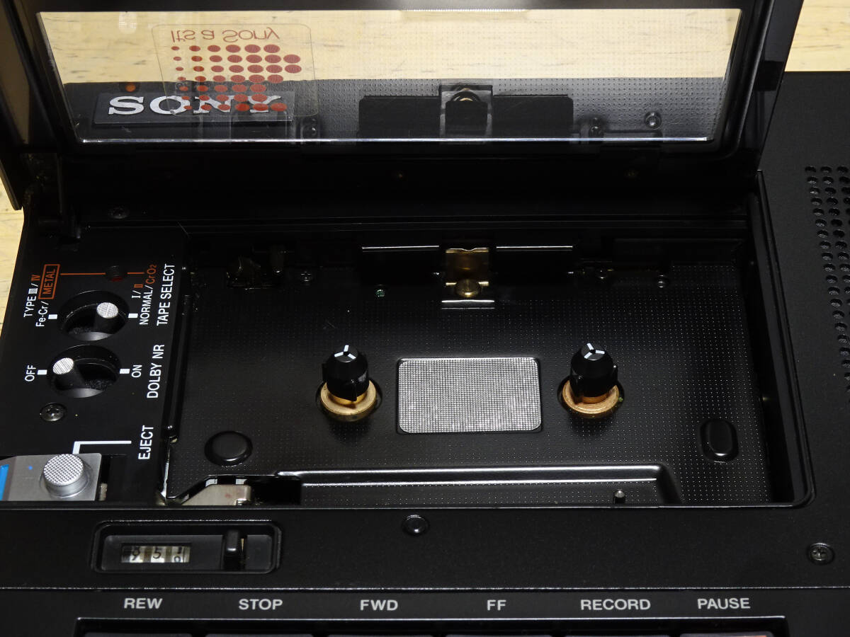 SONY TC-D5M ソニー カセット デンスケ 再生・録音OK 外観綺麗です 現状品の画像9