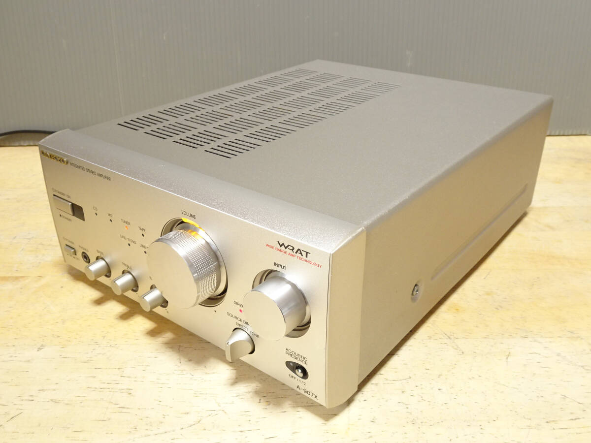 ONKYO A-907X 高音質プリメインアンプ INTEC205 美品の画像5