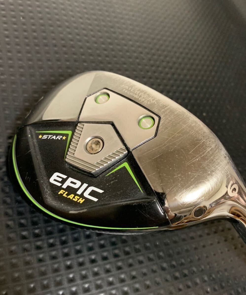 即決中古 Callaway EPIC FLASH STAR ユーティリティ U6 26°純正カーボSR日本仕様_画像1