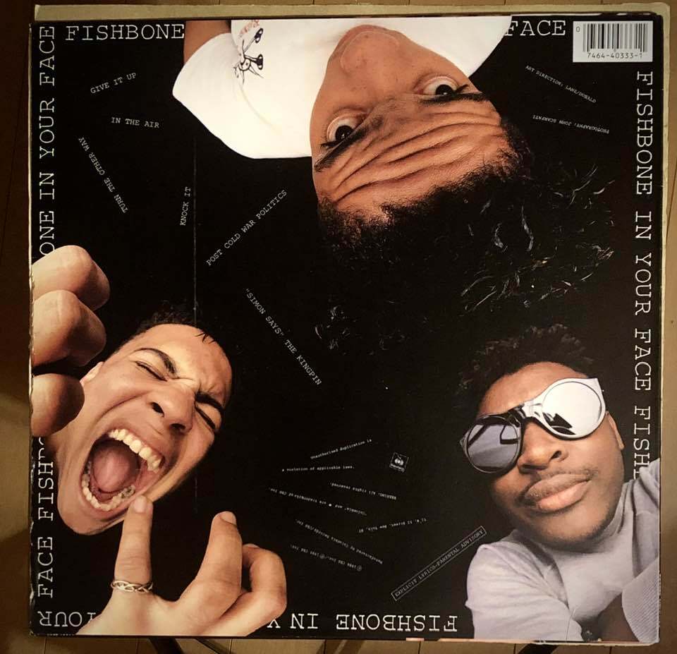 FISHBONE / IN YOUR FACE LP Ska、ミクスチャー、レッチリ_画像2