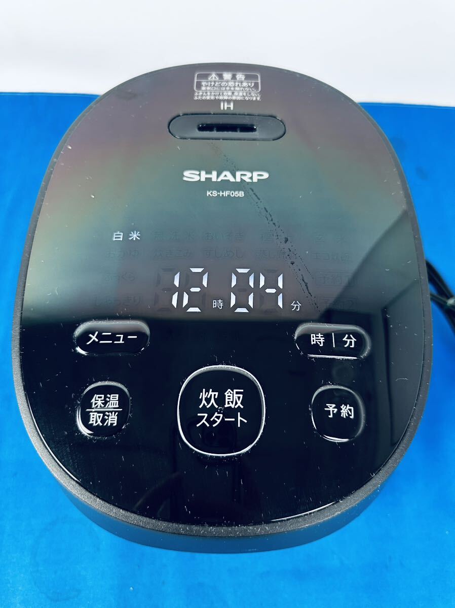 シャープ 炊飯器 3合 IH式 PLAINLY 匠の火加減 KS-HF05B-B_画像2