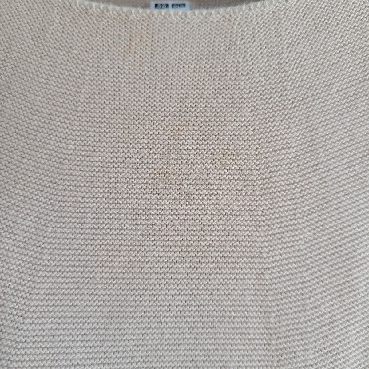 3Dコットンクルーネックセーター5分袖　半袖　バルーン ユニクロ UNIQLO レディース