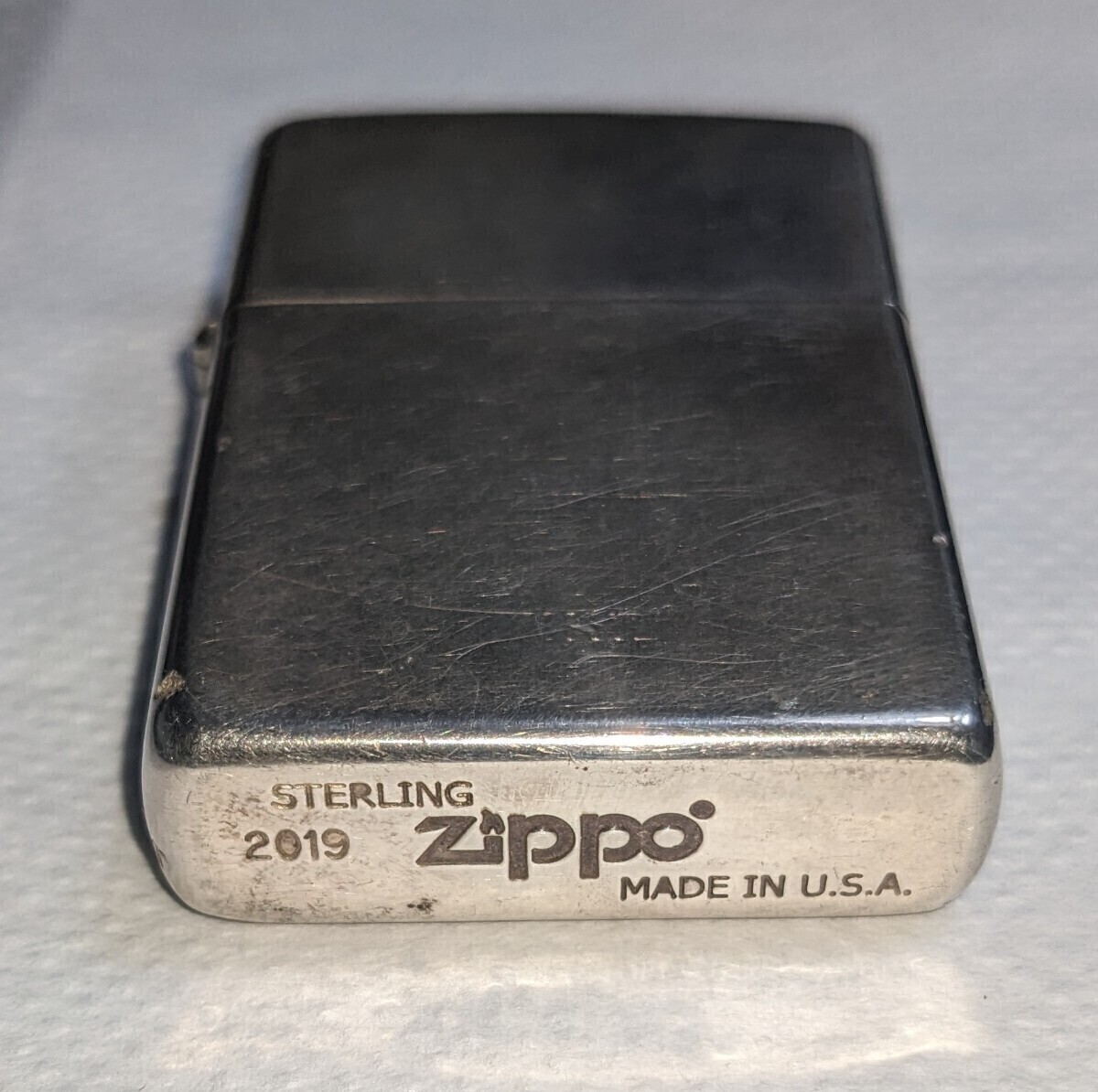 ZIPPO　スターリングシルバー　中古品オイルライター_画像3
