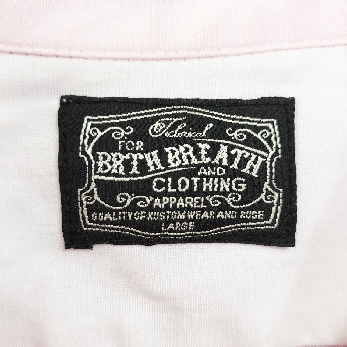 【腕時計刺繍】バースブレス BRTH BREATH 綿ポリ シャツ