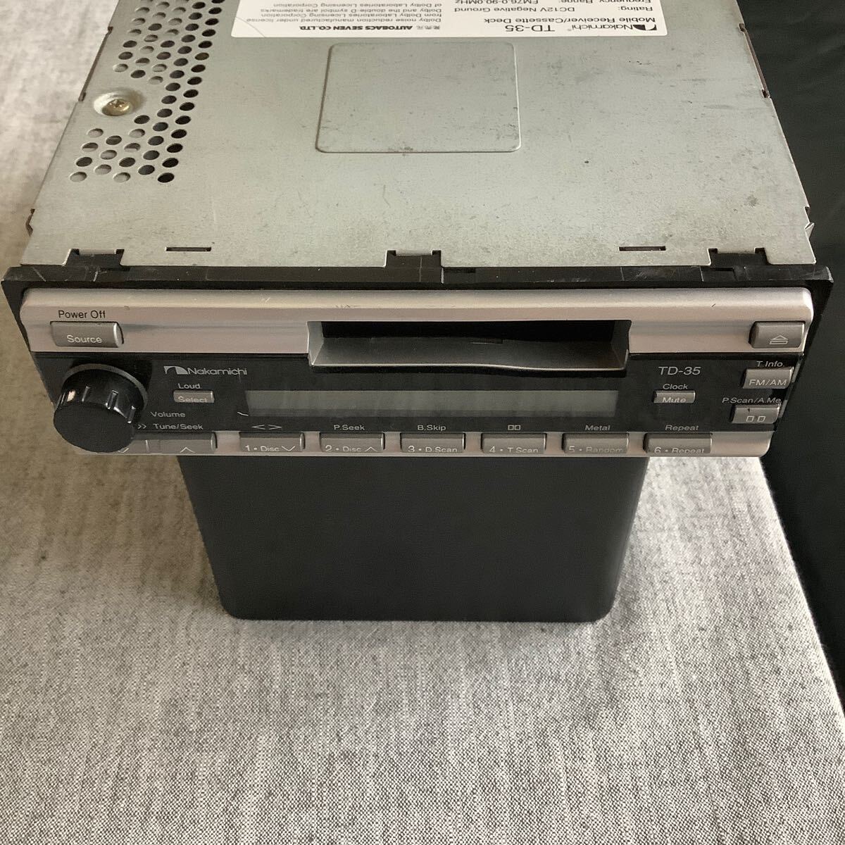 【ジャンク】Nakamichi TD-35 ナカミチ カセットデッキの画像3