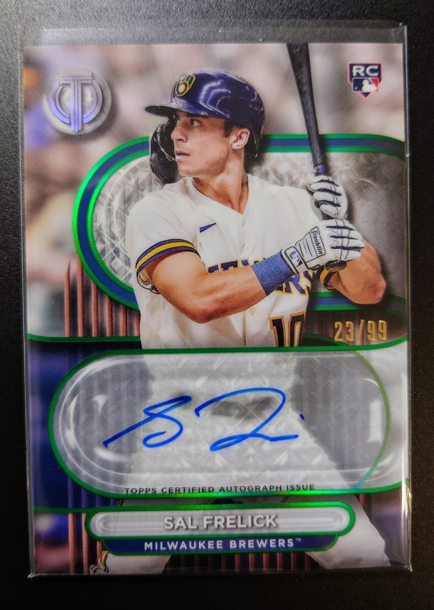 2024 mlb topps tribute auto rc sal frelick /99の画像1