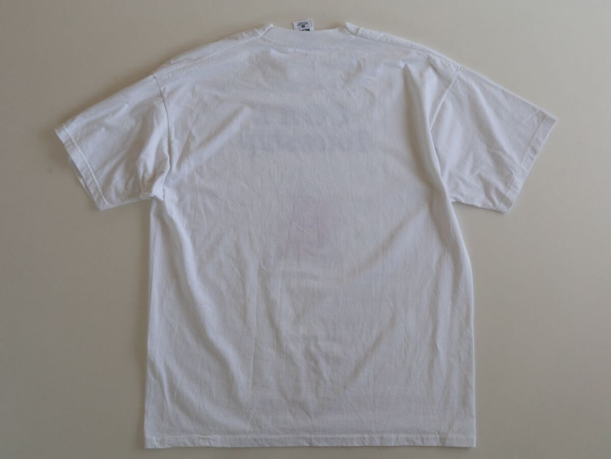 【XL】90s fruit of the loom デビル プリント tシャツ ヴィンテージ アメリカ製 USA製 ホワイト 白T 80s フルーツオブザルームの画像3