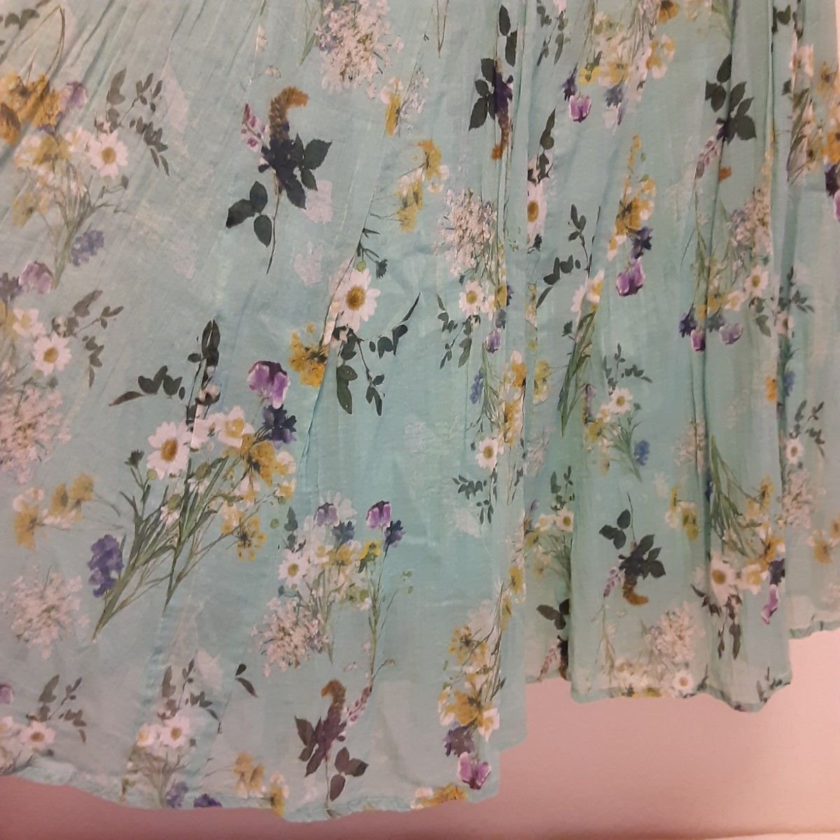 【 Titilate Valet 】 花柄マキシロングスカート　インド綿　花柄スカート