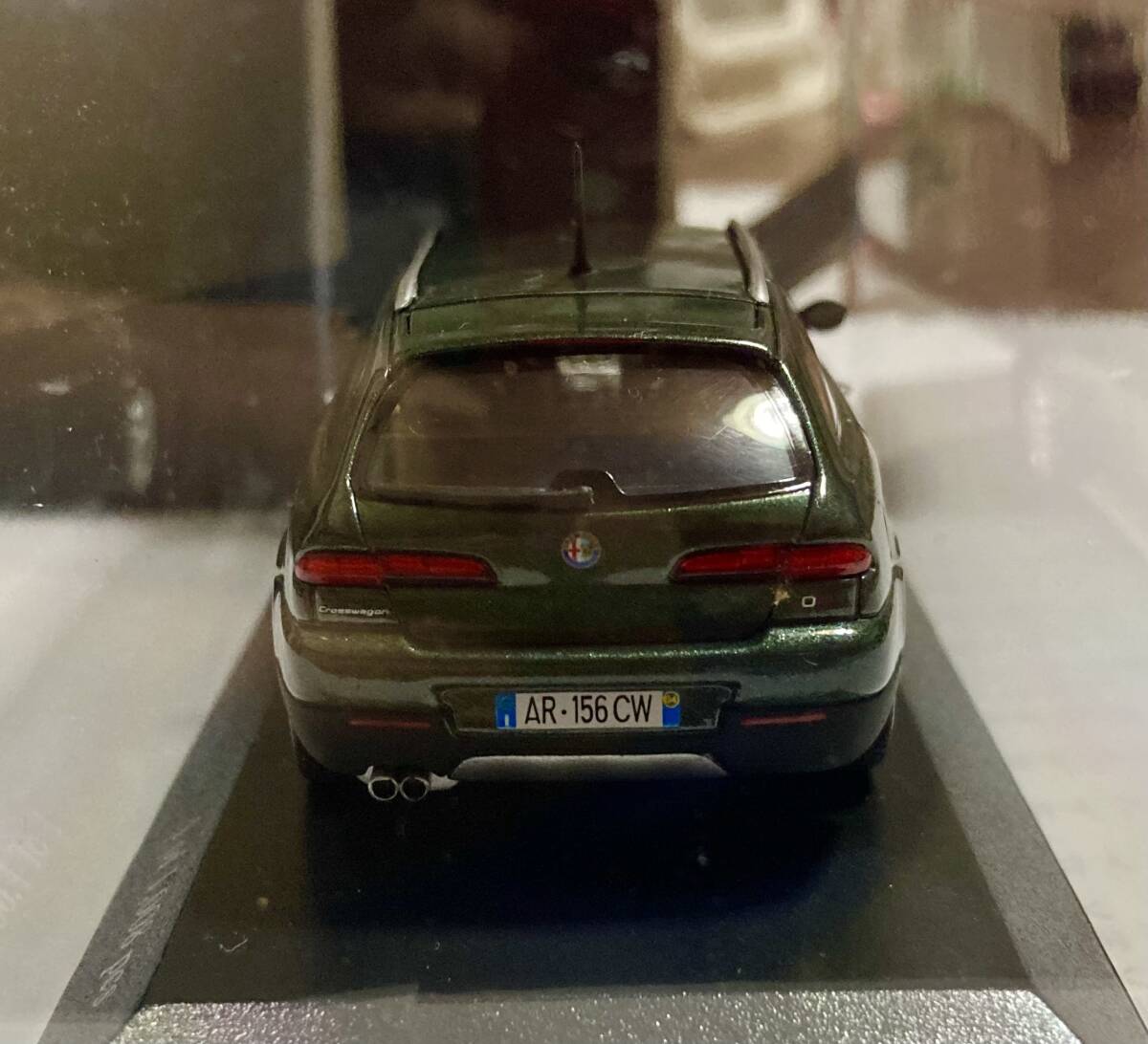 ミニチャンプス PMA 1/43 Alfa Romeo 156 Crosswagon アルファロメオ クロスワゴン 2004 Green metallic_画像5