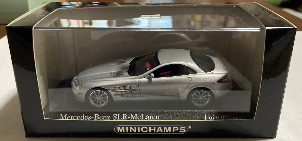 ミニチャンプス PMA 1/43 Mercedes-Benz SLR McLaren 2003 Silver_画像1
