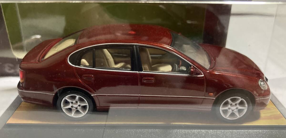 tosa トサコレクション 1/43 TOYOTA ARISTO S300 WALNUT PACKAGE RED MICA_画像4