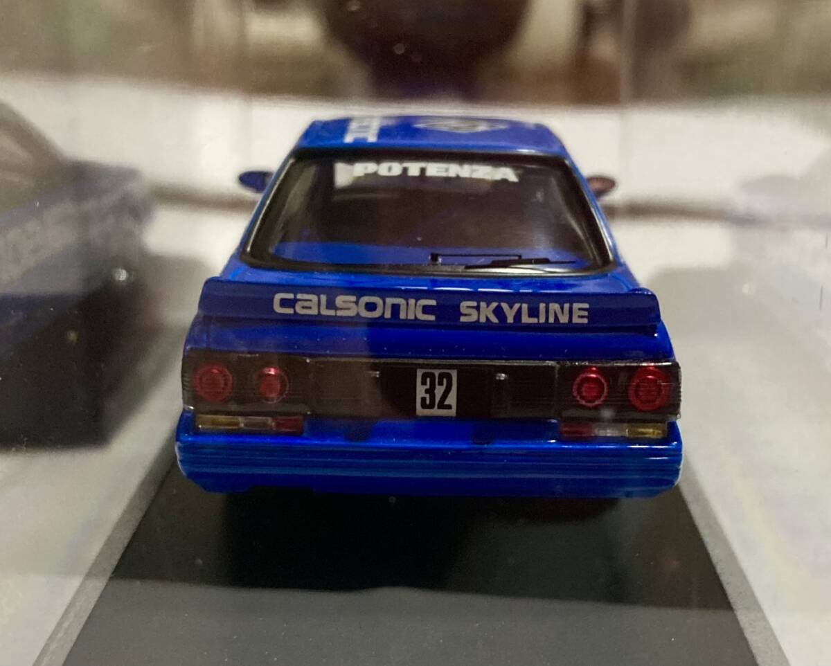 京商 1/43 NISSAN CALSONIC SKYLINE GTS-R no.32 Inter-TEC 1988 FUJI SPEED WAY_画像6