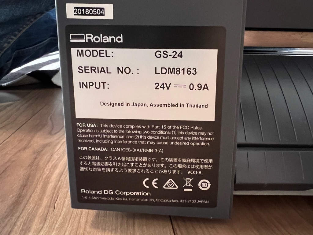  Roland /Roland разрезной механизм CAMM-1 GS-24 рабочий товар плоттер прищепка ролик новый товар 
