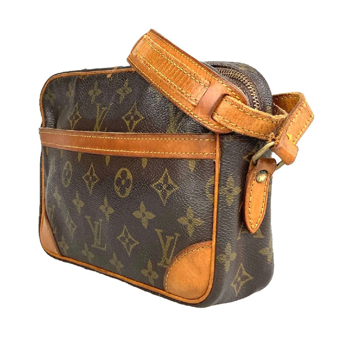 【1円～】ルイヴィトン Louis Vuitton バッグ ショルダーバッグ モノグラム トロカデロ23 M51276 NO8905 ブラウン レザー 中古　_画像3