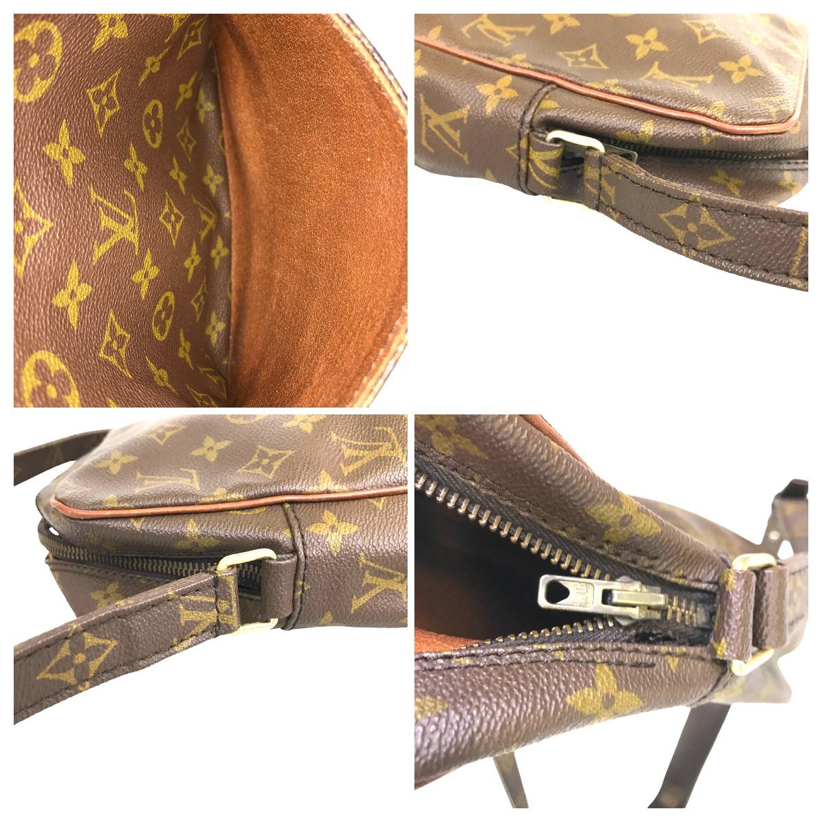 【1円～】ルイヴィトン LOUIS VUITTON バッグ ショルダーバッグ プチマルソー M40264 モノグラム レザー ブラウン 中古_画像9