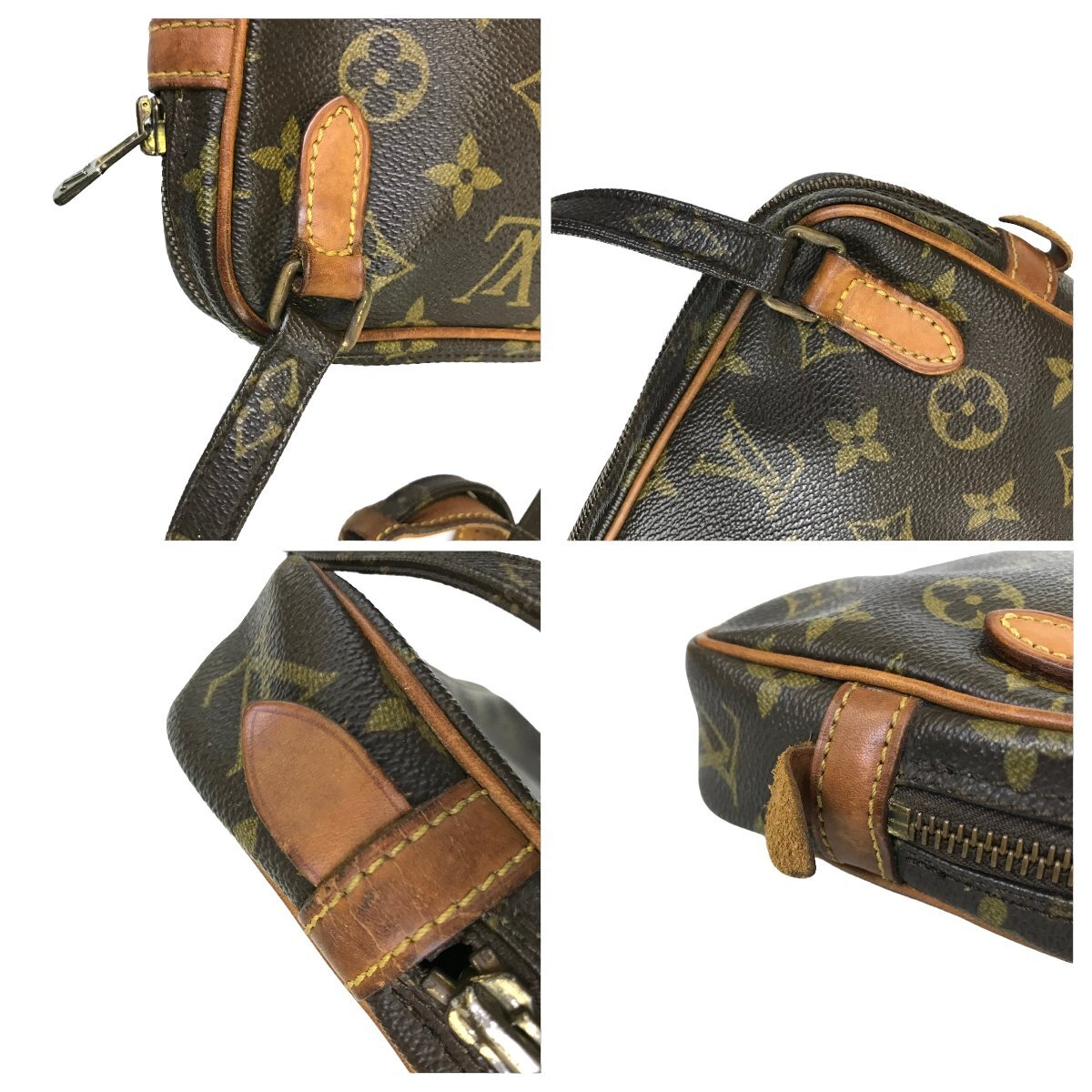 【1円～】 ルイヴィトン LOUIS VUITTON ショルダーバッグ モノグラム マルリーバンドリエール M51828 レザー ブラウン 中古_画像9