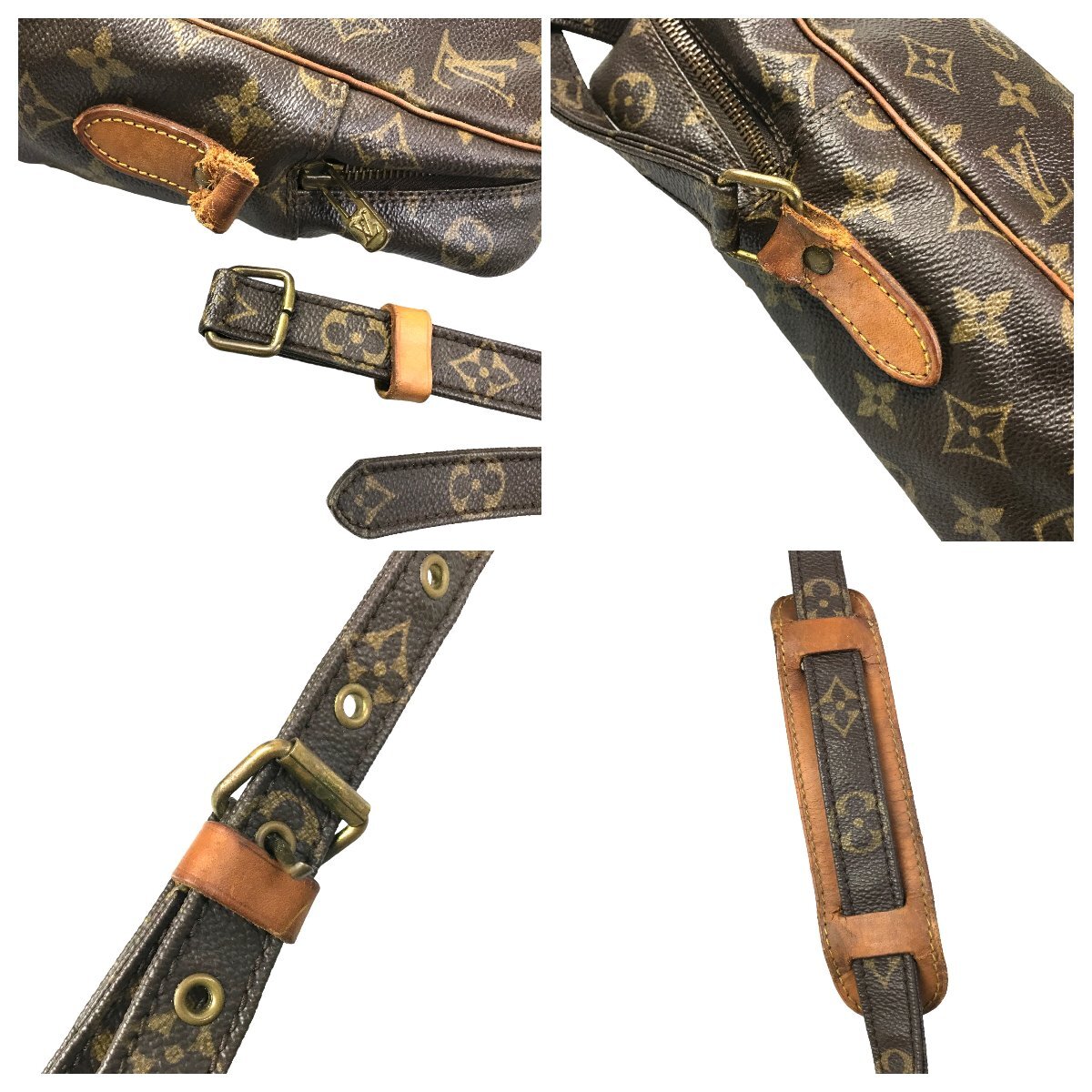 【1円～】 ルイヴィトン Louis Vuitton バッグ ショルダーバッグ モノグラム ダヌーブGM M45266 ブラウン レザー 中古