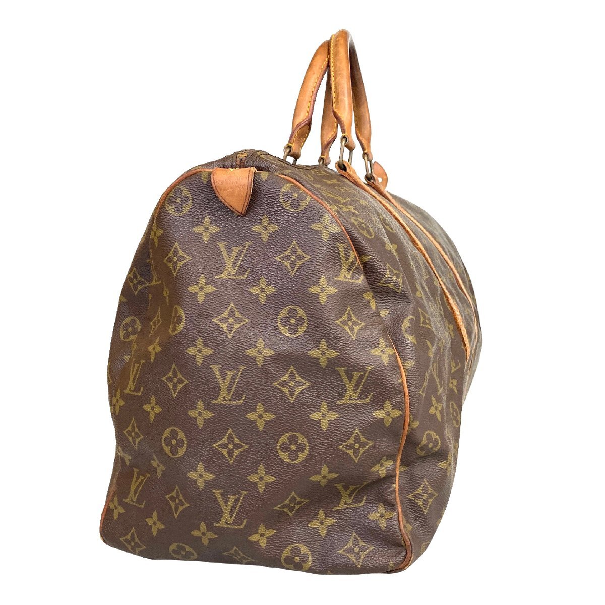 【1円～】 ルイヴィトン LOUIS VUITTON バッグ ボストンバッグ キーポル50 モノグラム M41426 SD レザー ブラウン ゴールド金具 中古_画像2