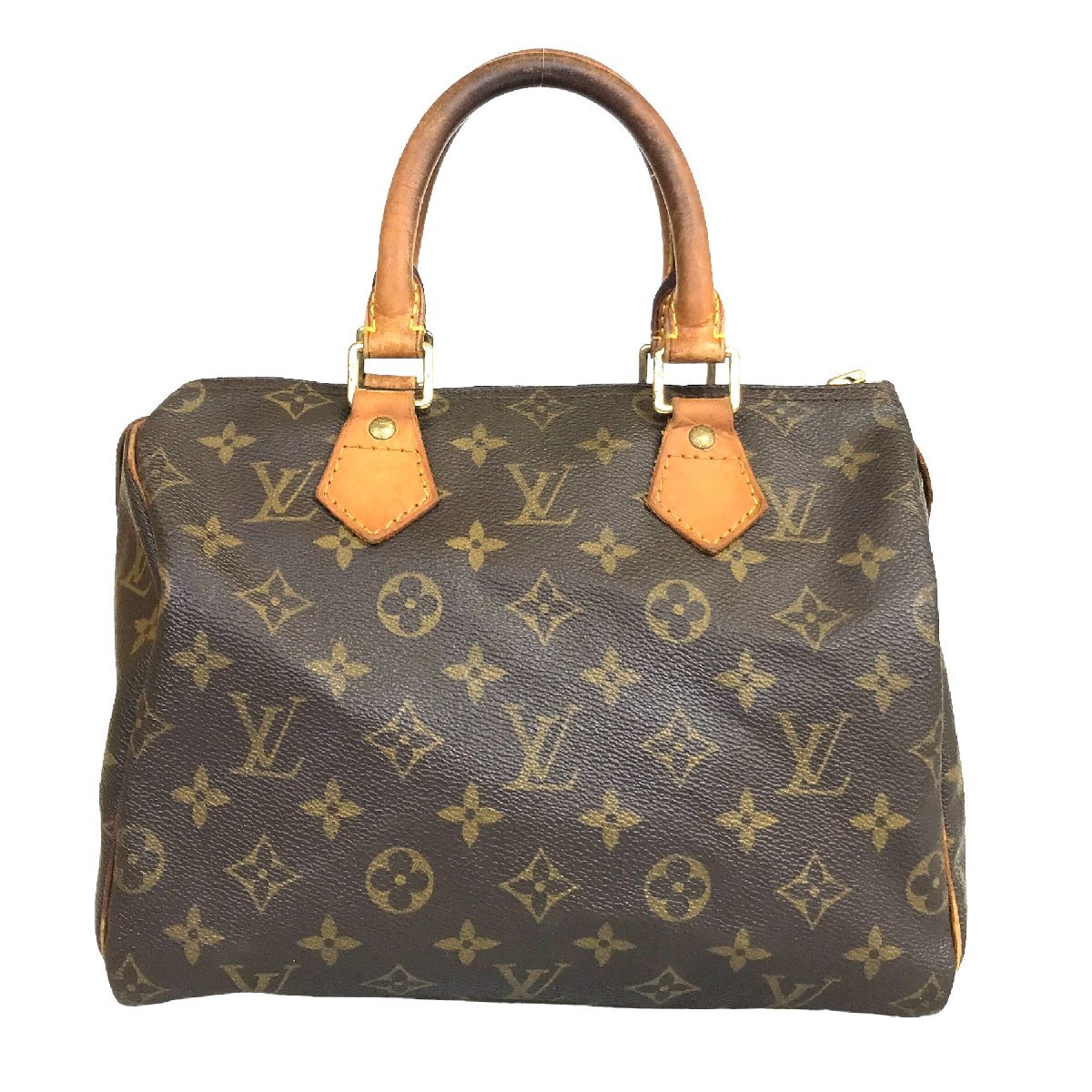 【1円～】ルイヴィトン LOUIS VUITTON バッグ ハンドバッグ ボストンバッグ モノグラム スピーディ25 M41528 SP1918 レザー ブラウン 中古の画像1